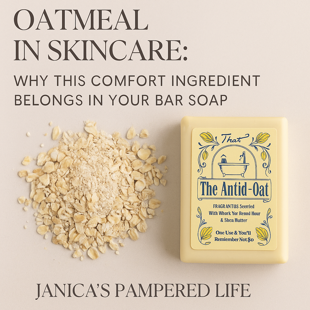 🌾 Oatmeal in Skincare: Why This Comfort Ingredient Belongs in Your Bar Soap